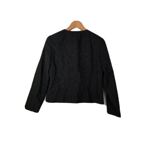 Pendleton womens black check zip wool jacket - Picture 2 of 11